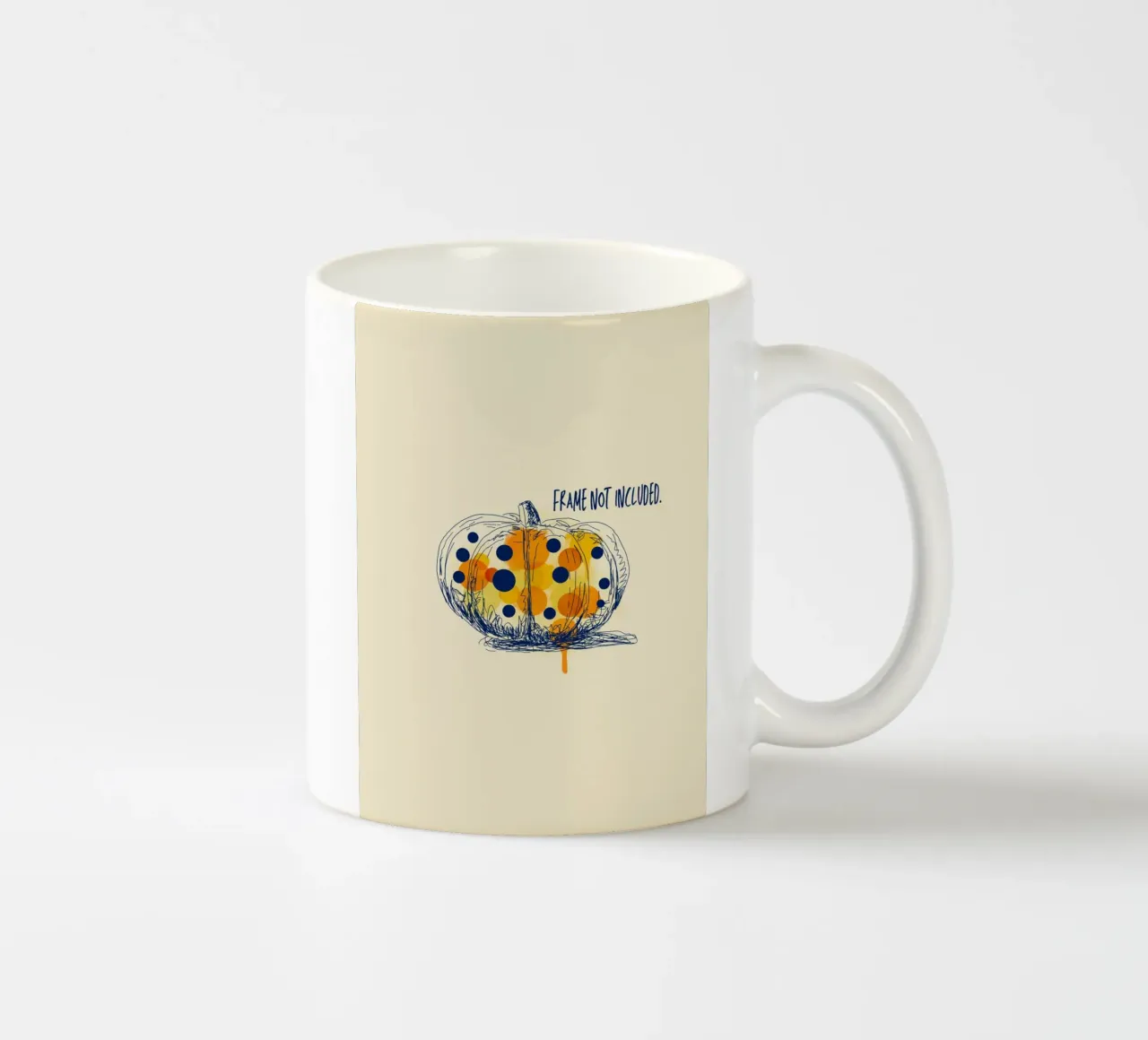 Polka-Dot Pumpkin tazza in ceramica da Indigo Rain