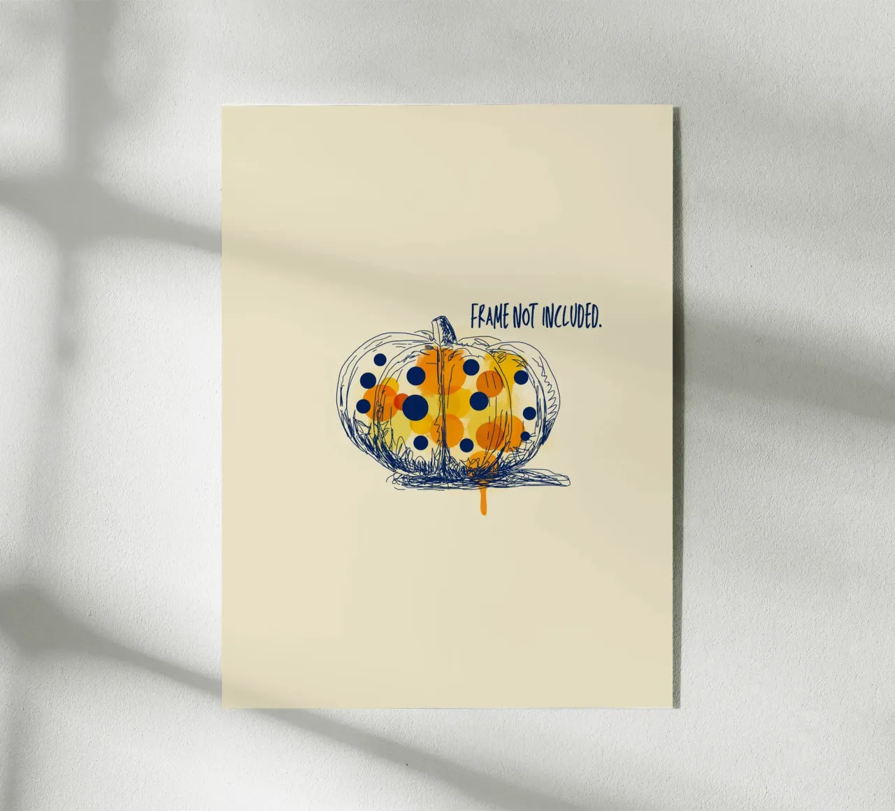 Polka-Dot Pumpkin plexiglass da Indigo Rain