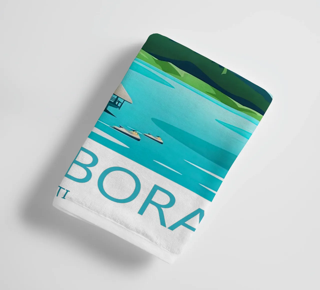Bora Bora travel print - Tahiti towel by Liliestudio