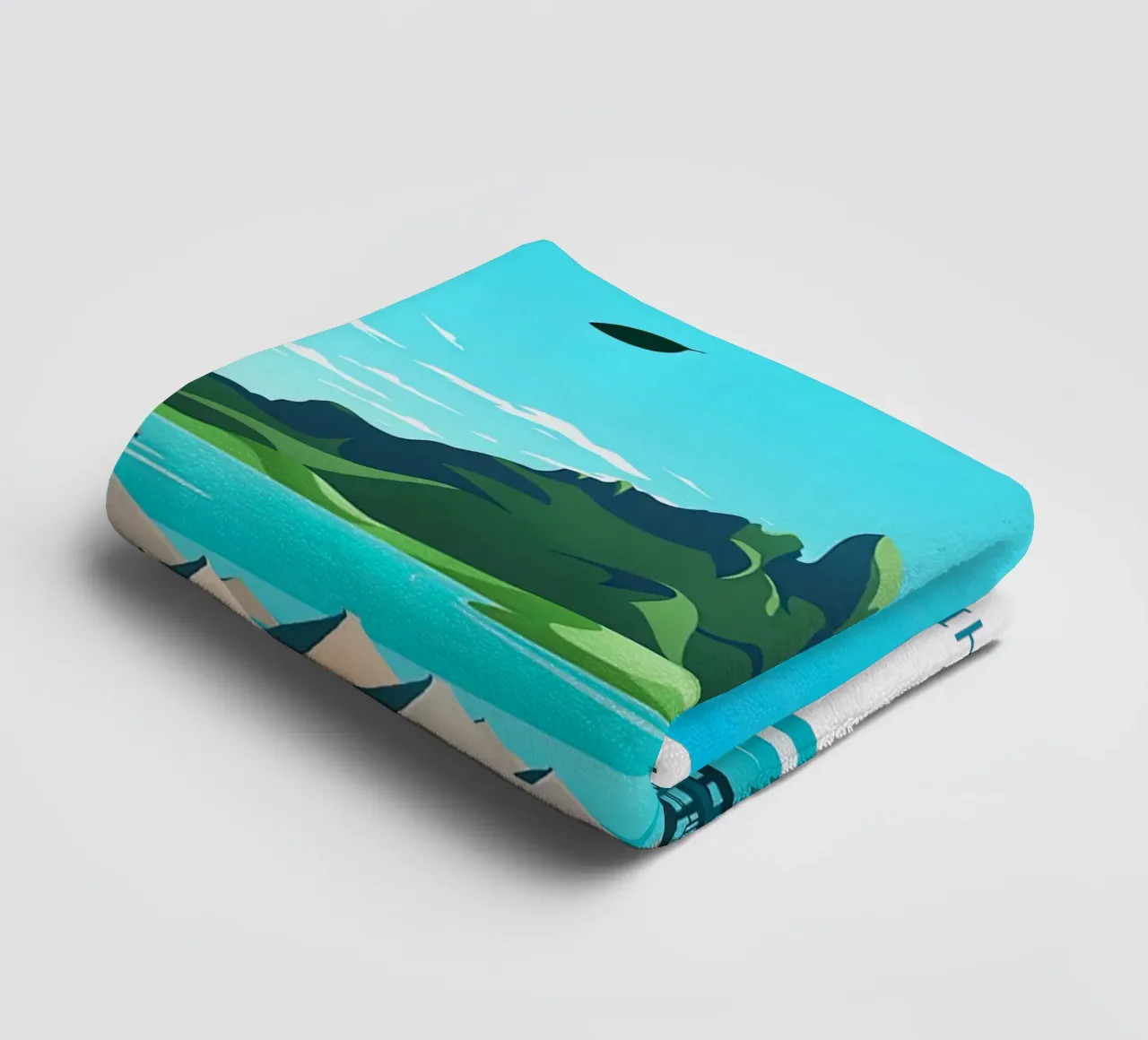 Bora Bora travel print - Tahiti towel by Liliestudio