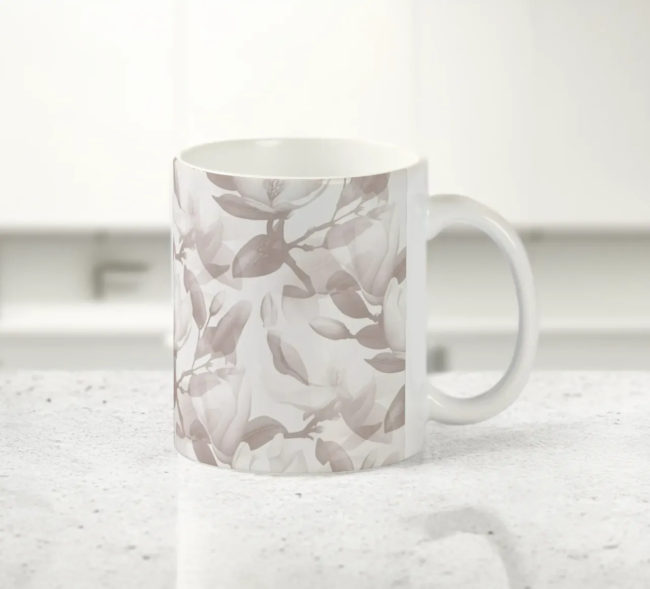 Magnolia Grigio caldo tazza in ceramica da SilverPegasus
