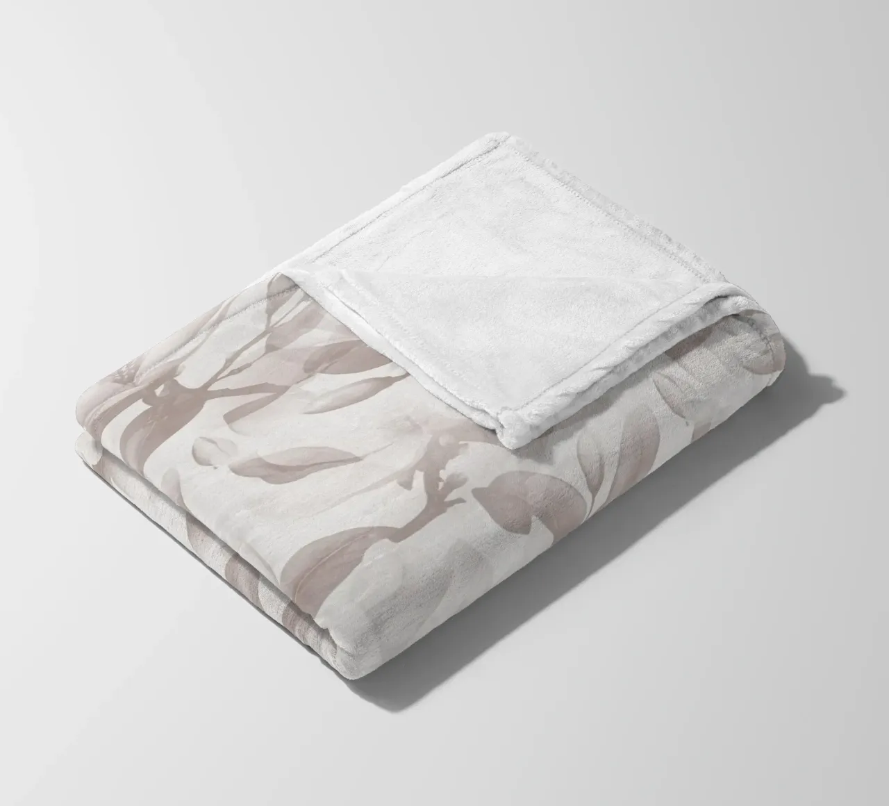 Magnolia Gris chaud plaid polaire de SilverPegasus