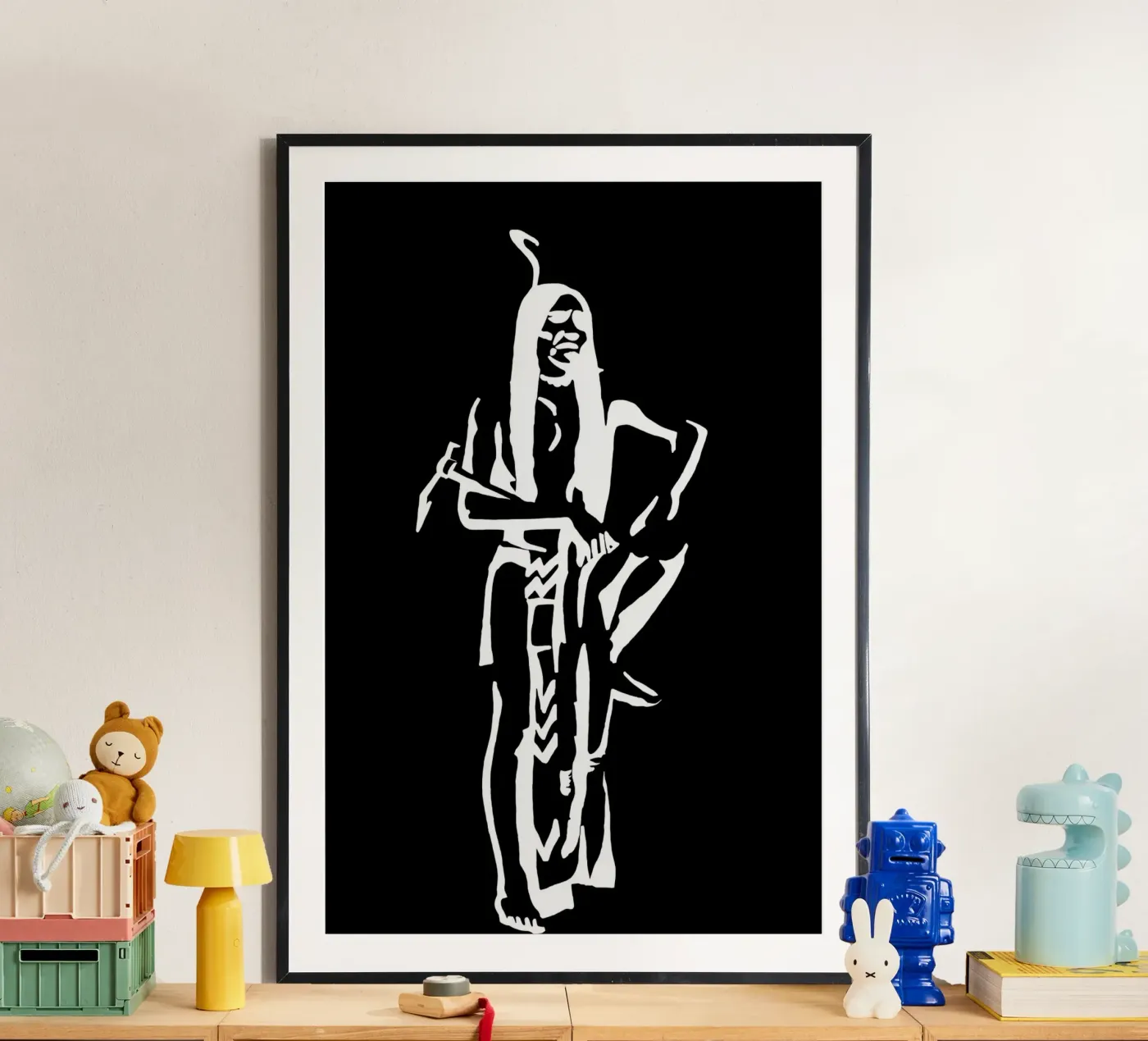 Native american poster by Massimo Frascogna