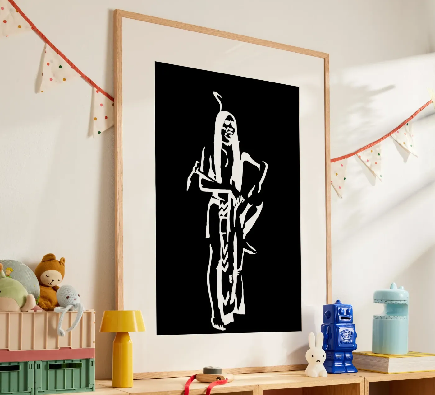 Native american poster by Massimo Frascogna