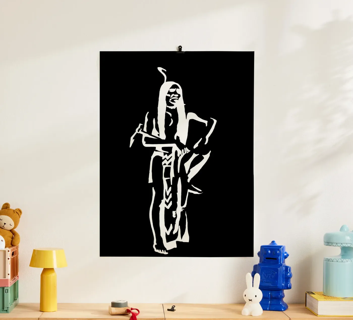 Native american poster by Massimo Frascogna