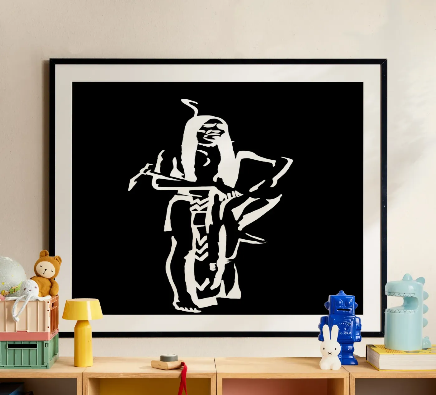 Native american poster by Massimo Frascogna