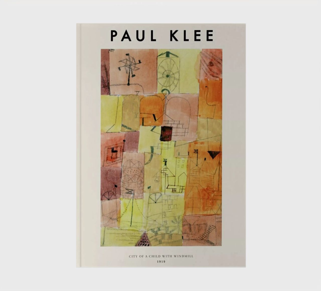 Klee - City of a Child with Windmill, 1919 notebook by ARTOTHEK