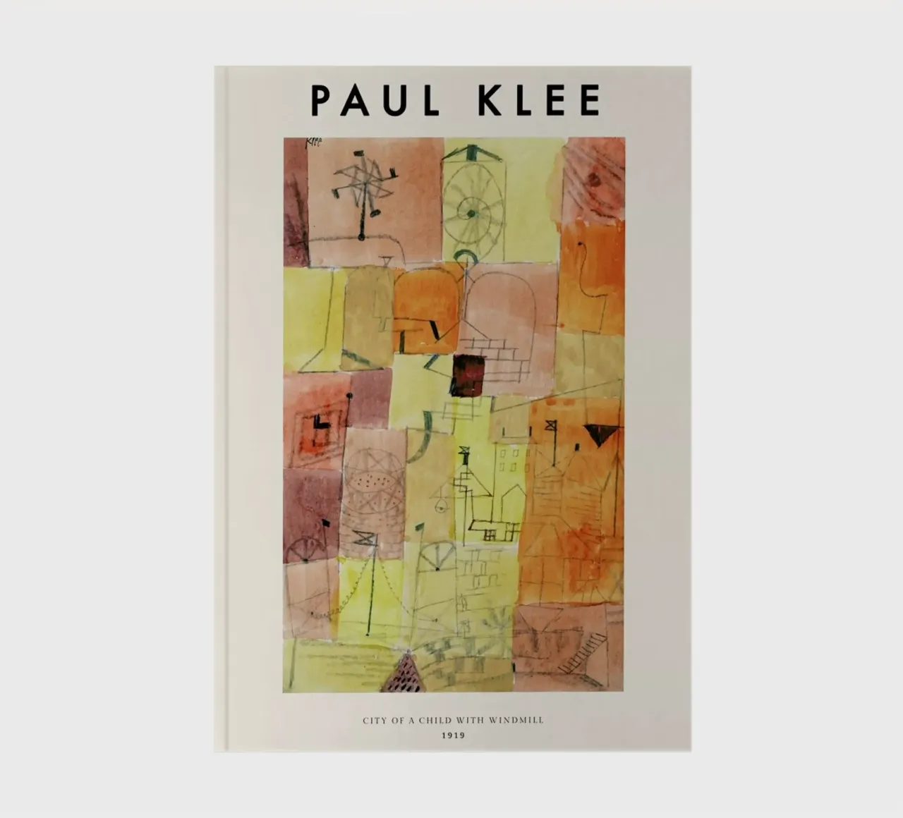 Klee - City of a Child with Windmill, 1919 Notizbuch von ARTOTHEK