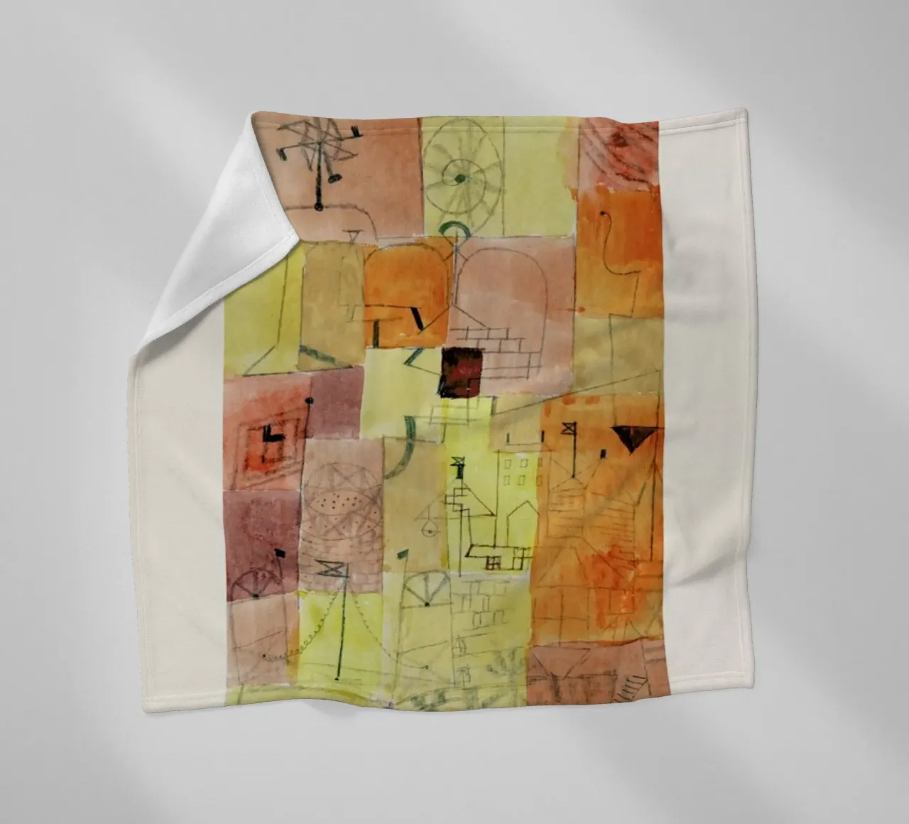 Klee - City of a Child with Windmill, 1919 coperta in pile da ARTOTHEK