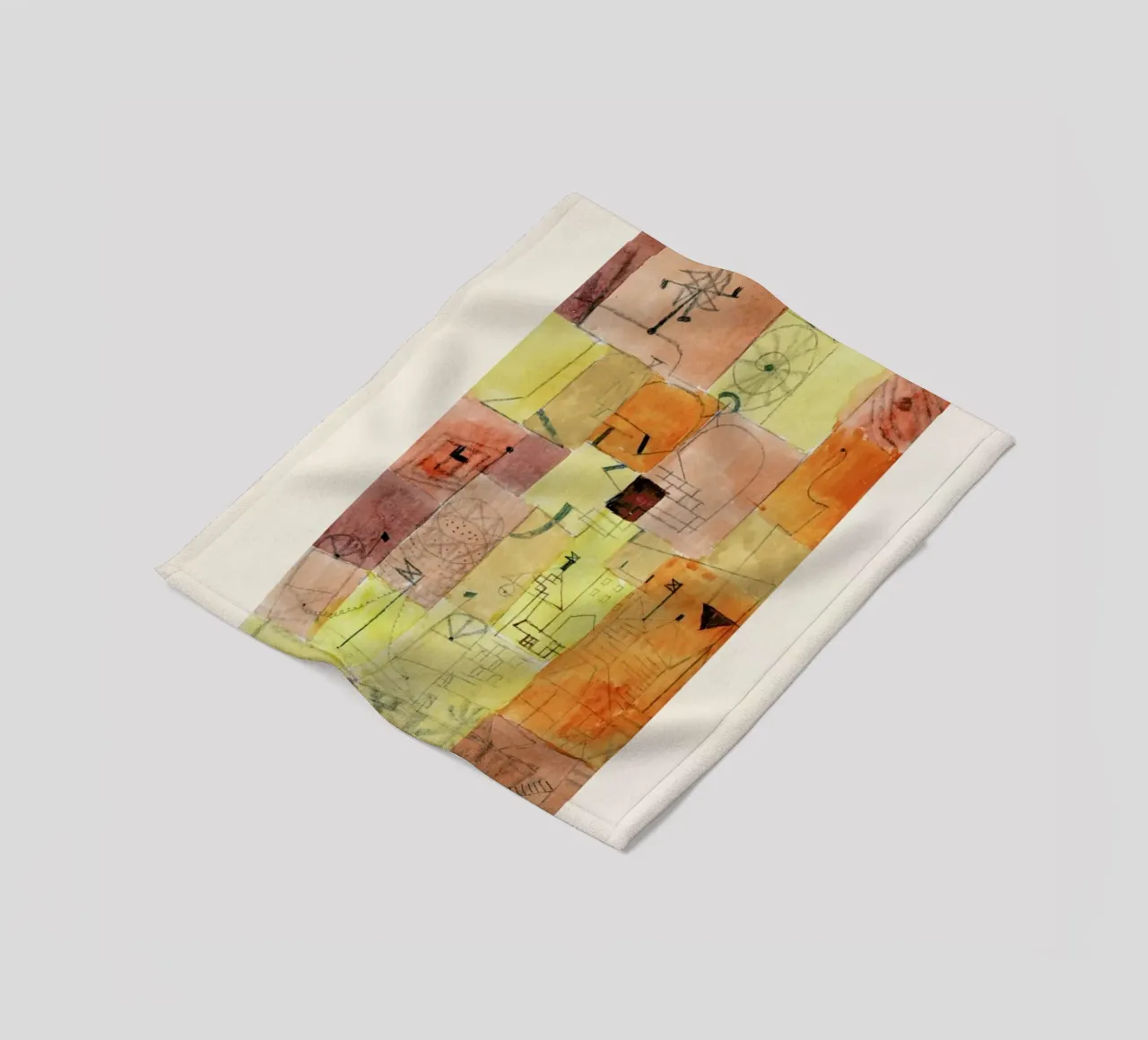 Klee - City of a Child with Windmill, 1919 coperta in pile da ARTOTHEK