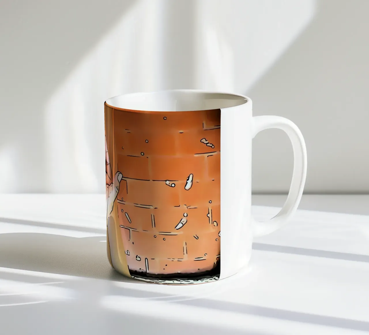Un uccellino tazza in ceramica da Massimo Frascogna