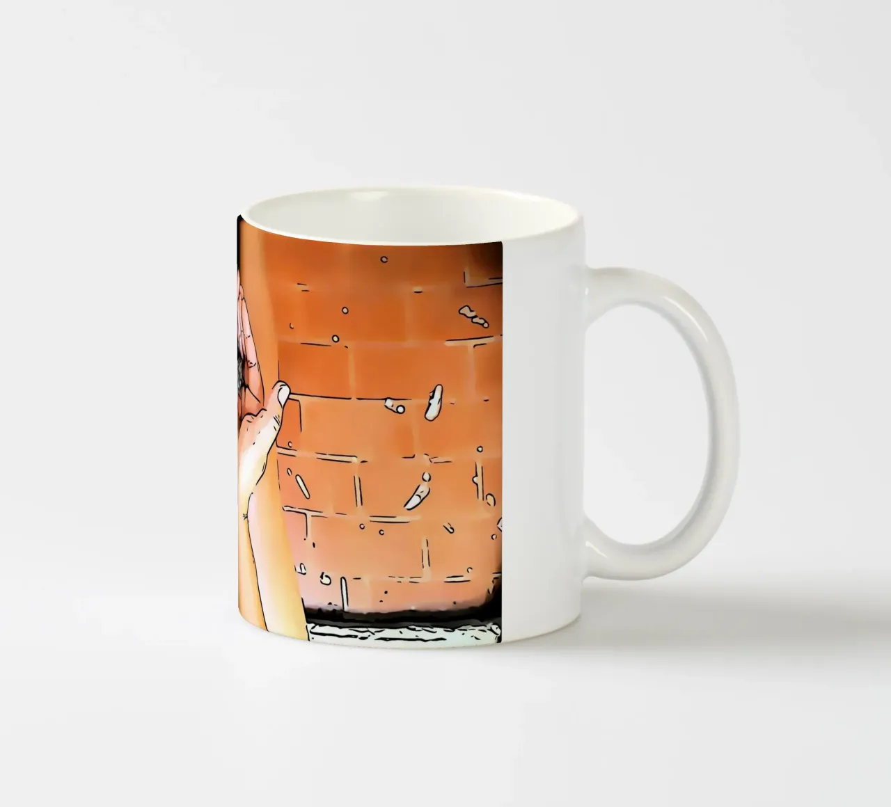 Un uccellino tazza in ceramica da Massimo Frascogna