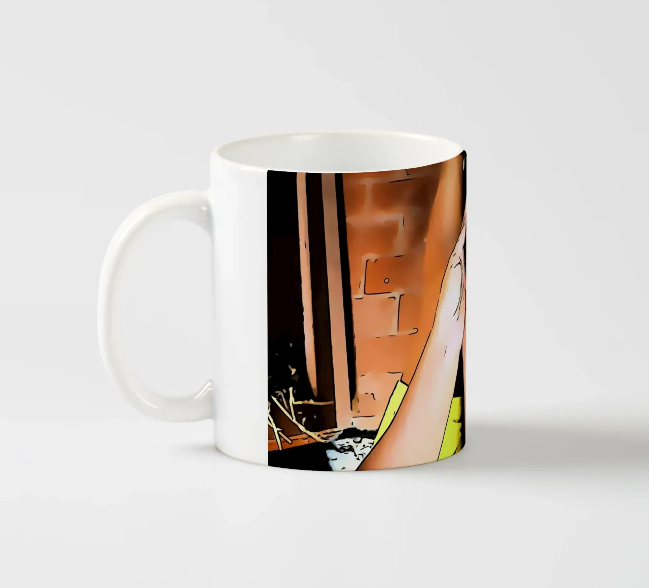 Un uccellino tazza in ceramica da Massimo Frascogna