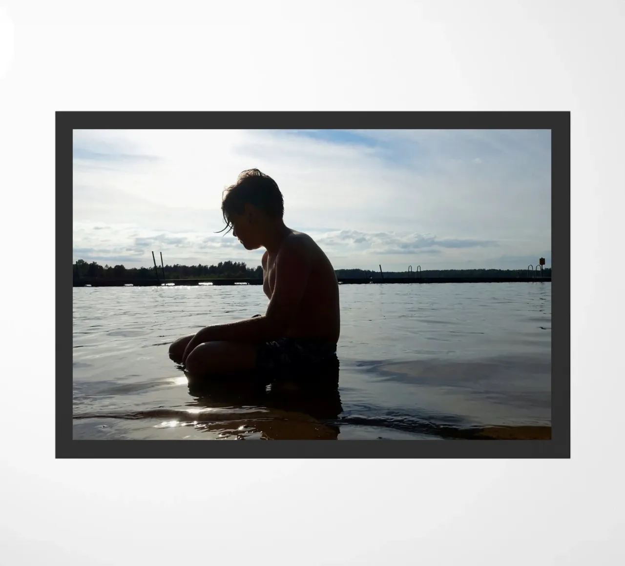 A boy doormat by Massimo Frascogna