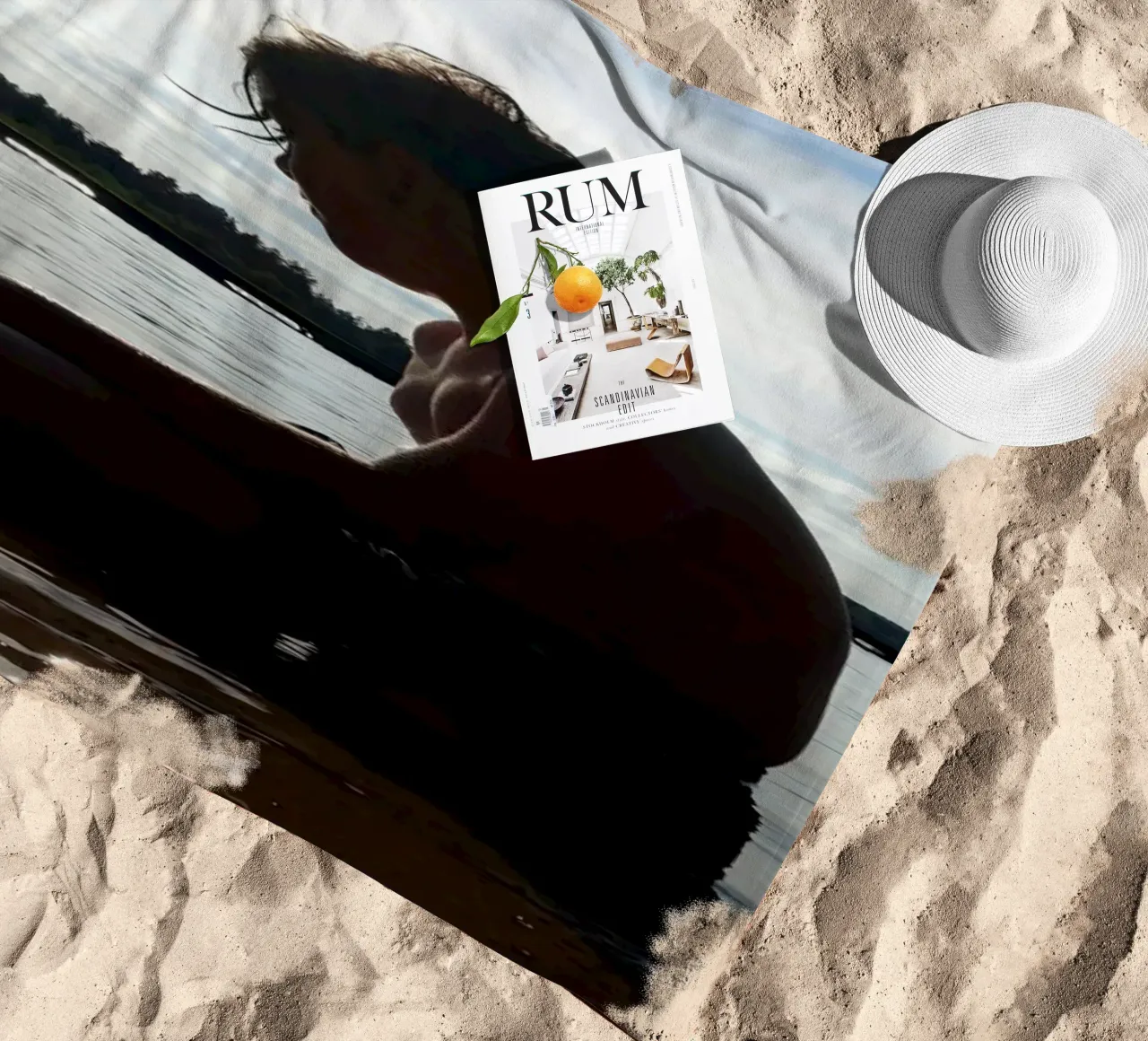 Un ragazzo telo mare da Massimo Frascogna