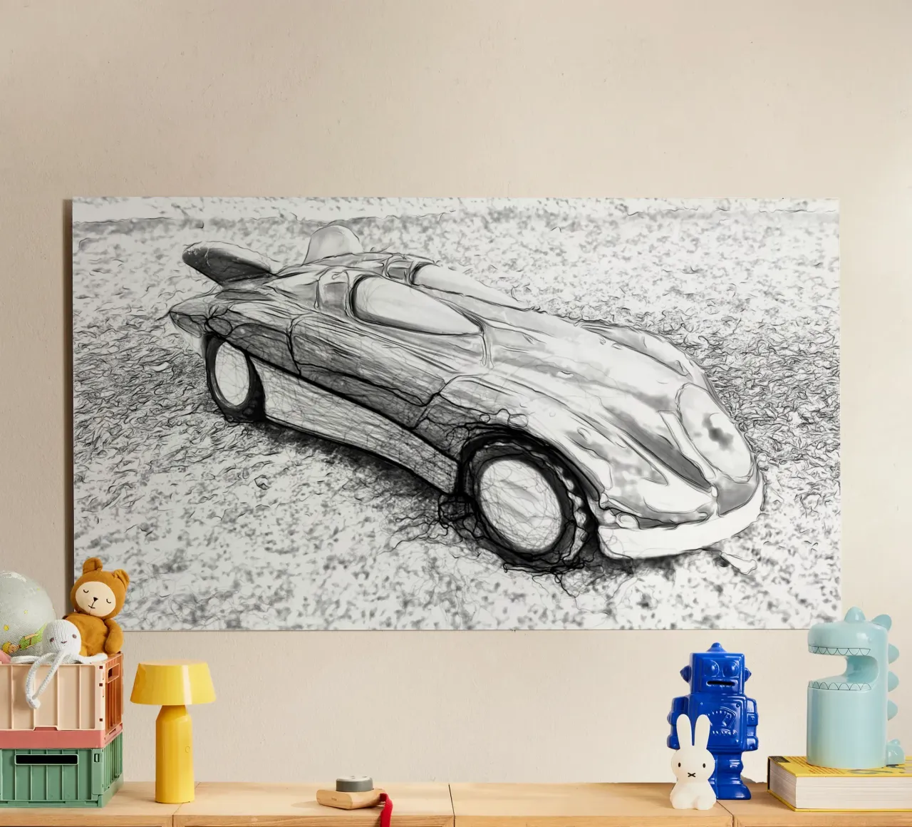 A car alu-dibond by Massimo Frascogna