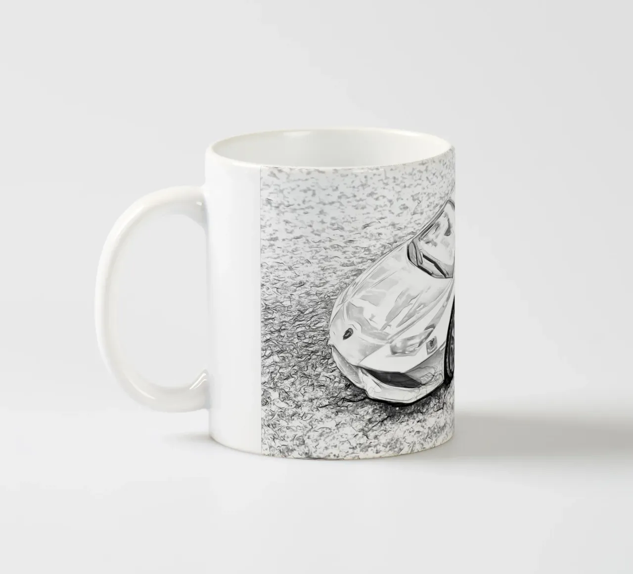 Auto della polizia tazza in ceramica da Massimo Frascogna