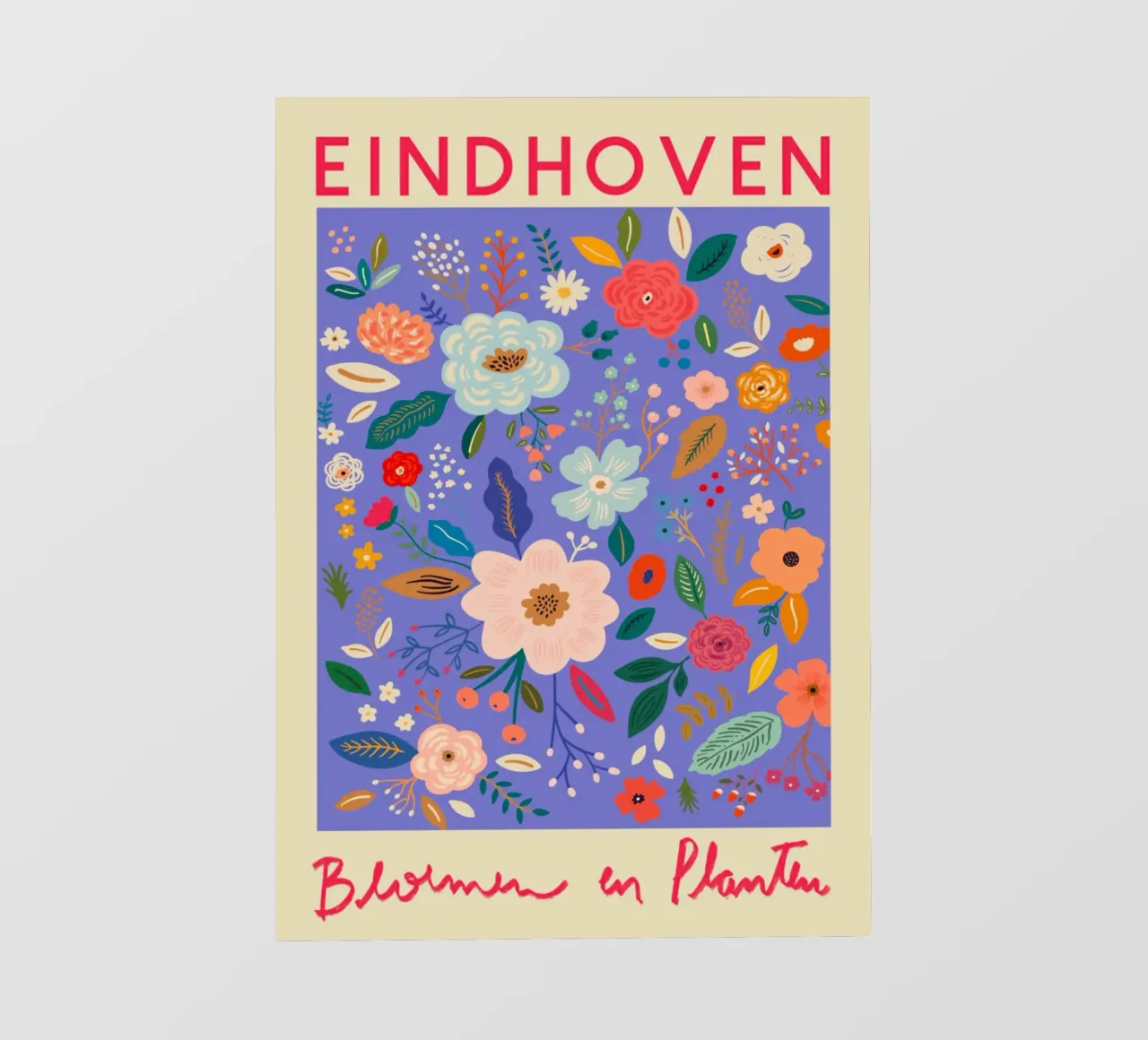 Mercato dei fiori di Eindhoven telo in pvc da Klia M_Art