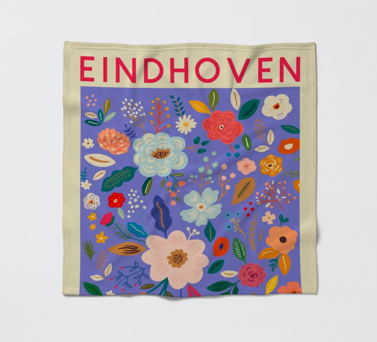 Mercato dei fiori di Eindhoven coperta in pile da Klia M_Art