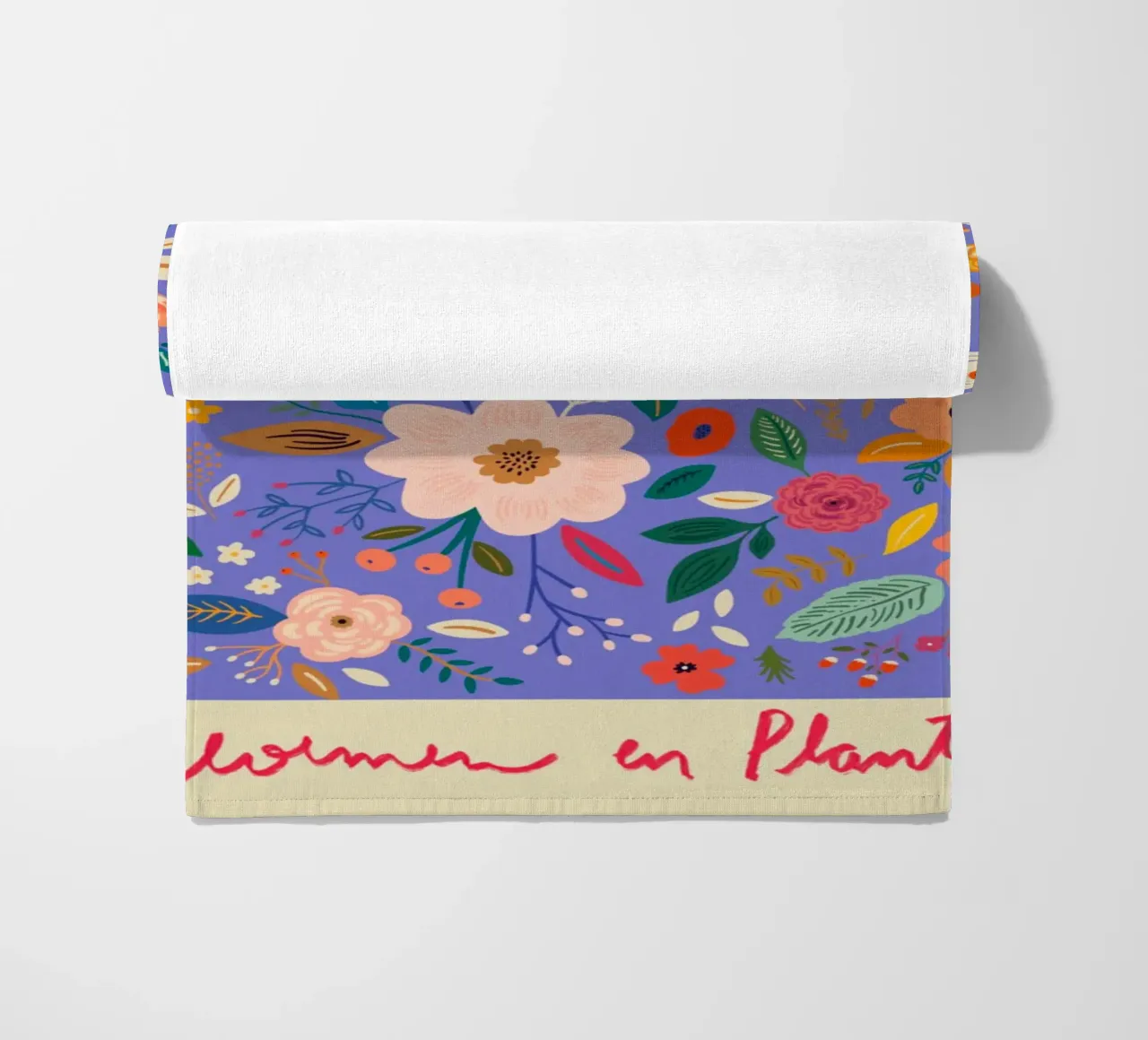 Mercato dei fiori di Eindhoven telo mare da Klia M_Art