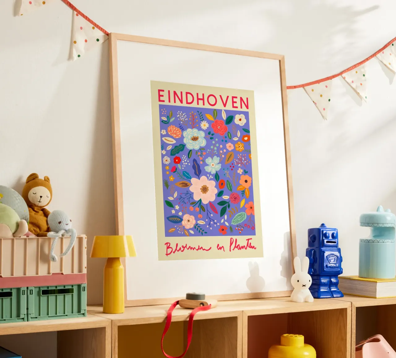 Mercato dei fiori di Eindhoven carta hahnemühle da Klia M_Art