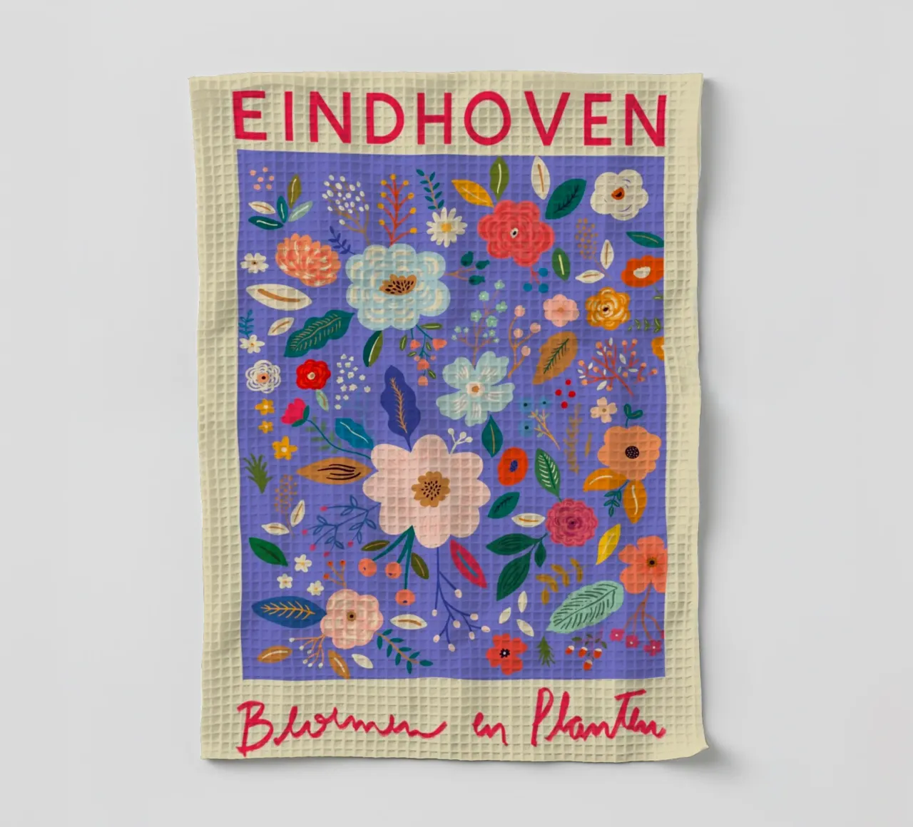 Mercato dei fiori di Eindhoven canovaccio da cucina da Klia M_Art