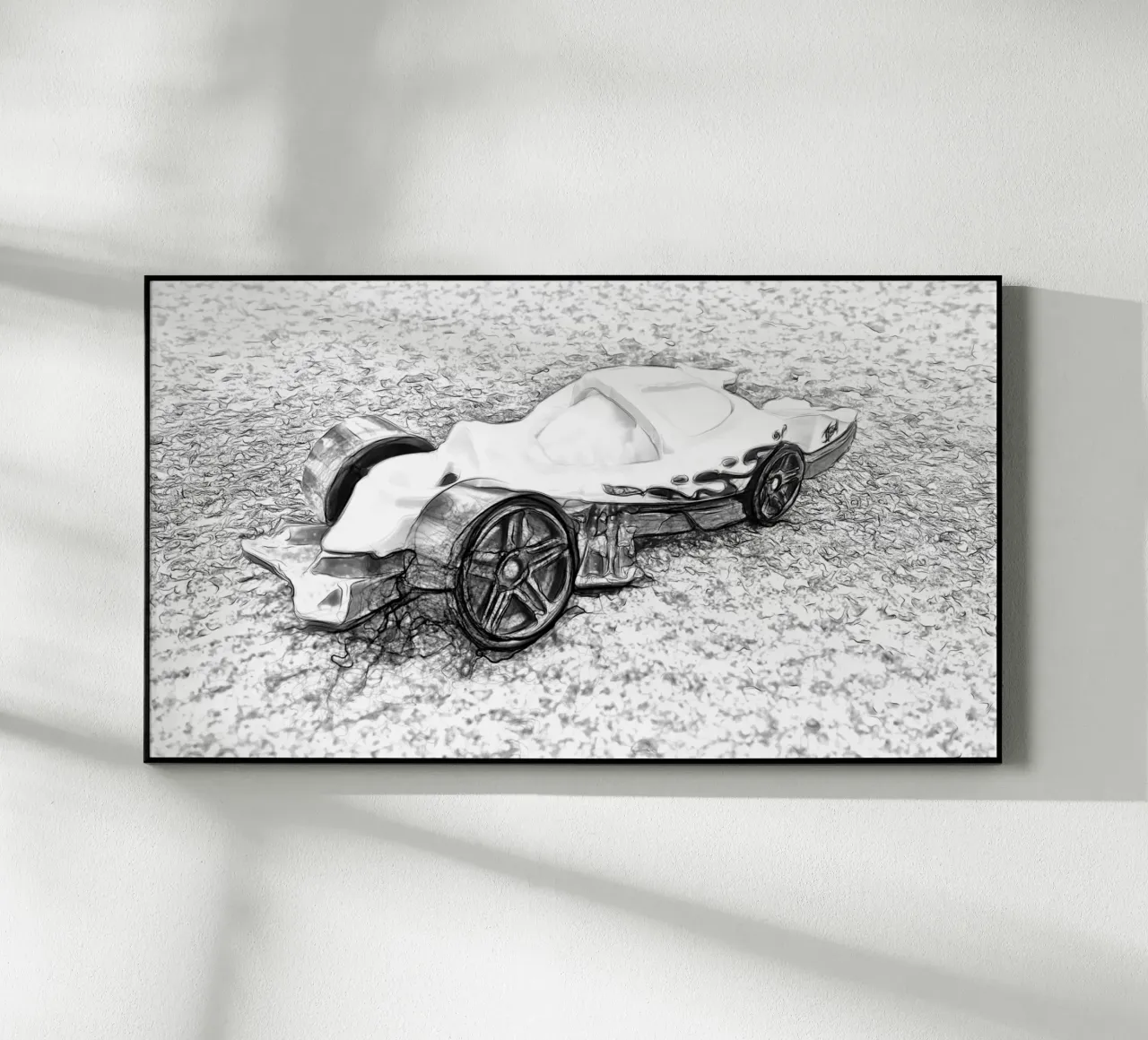 A car acrylic glass by Massimo Frascogna