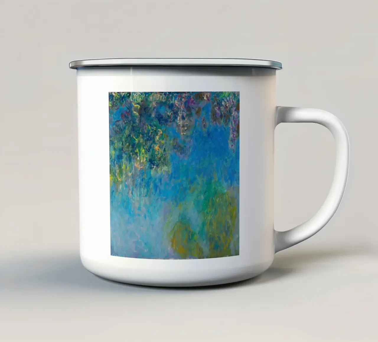 Claude Monet Glicine tazza in smalto da 50 masterpieces