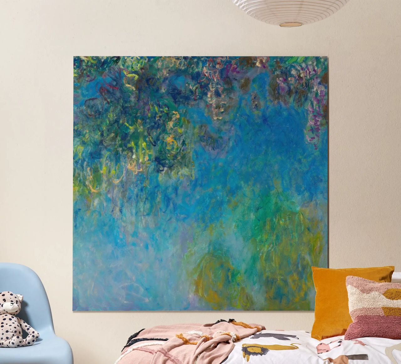 Claude Monet Glycine poster de 50 masterpieces