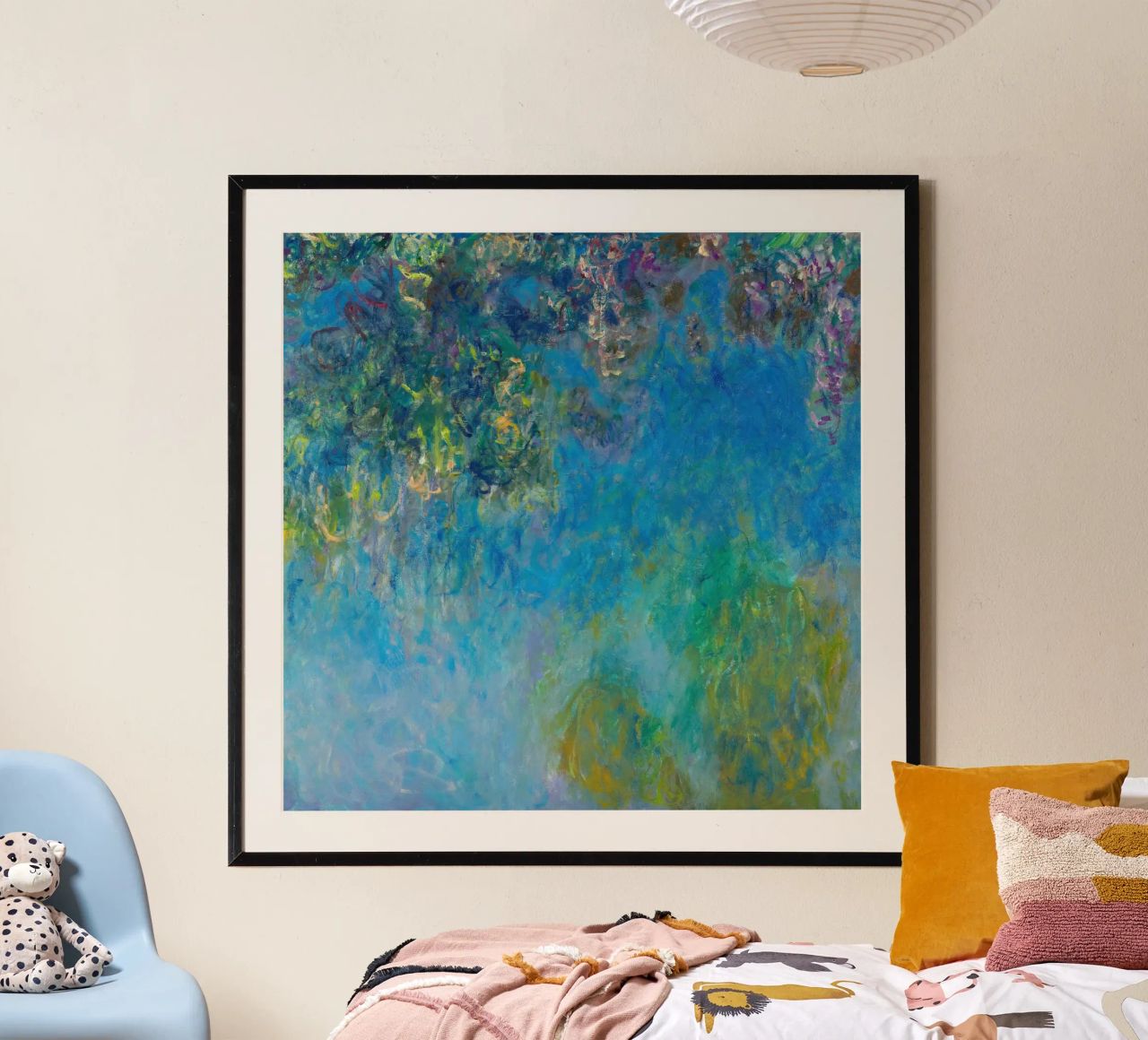 Claude Monet Glycine poster de 50 masterpieces