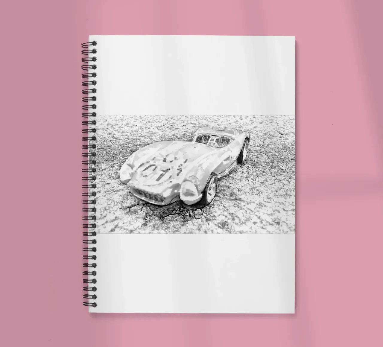 A car spiral notebook by Massimo Frascogna