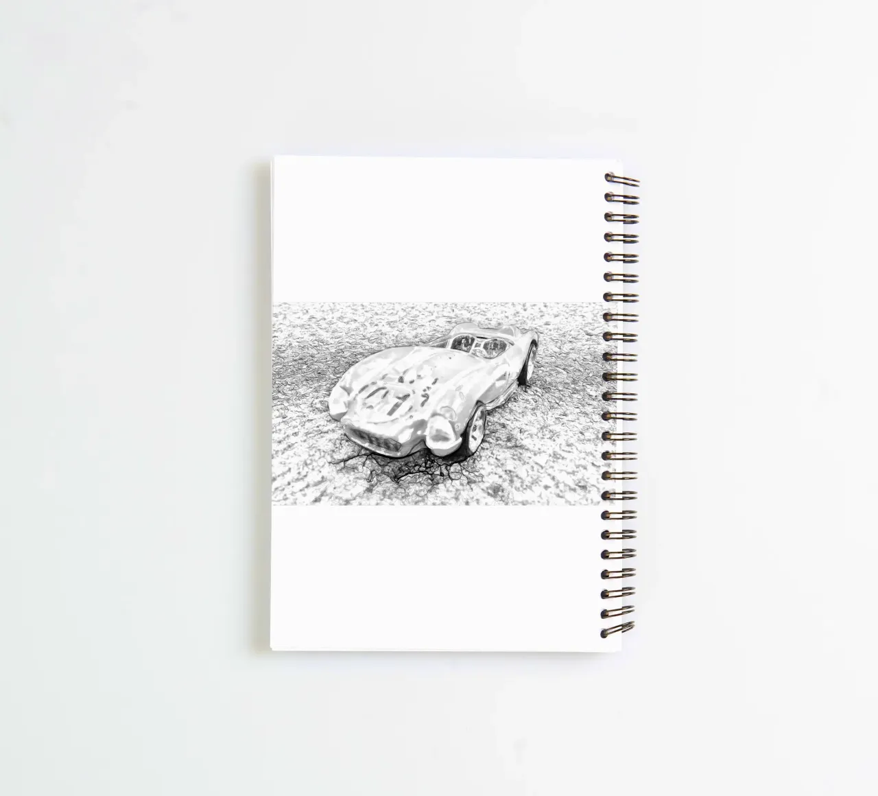 A car spiral notebook by Massimo Frascogna