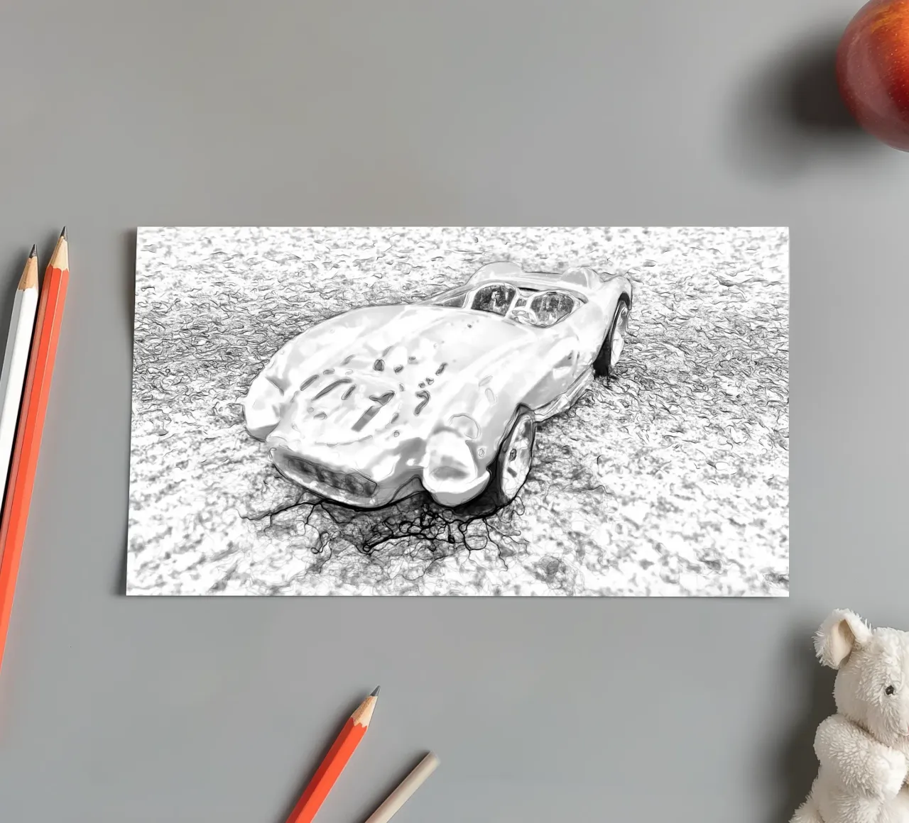 A car sticker sheet by Massimo Frascogna