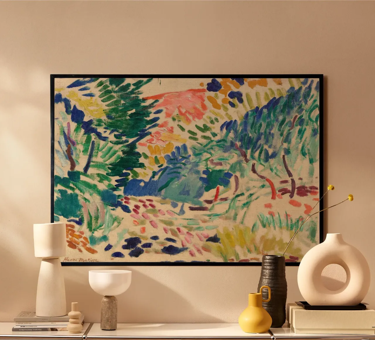 Henri Matisse Paesaggio a collioure carta hahnemühle da 50 masterpieces