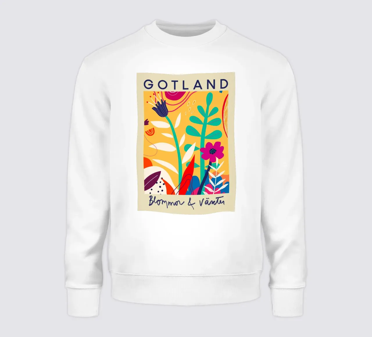 Mercato dei fiori di Gotland felpa da Klia M_Art