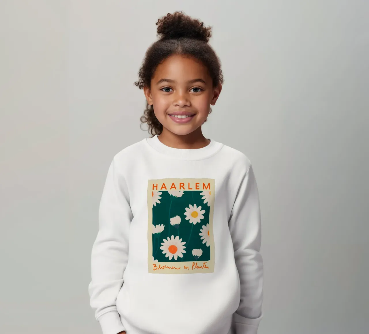 Haarlem Flower Market Kinder Sweatshirt von Klia M_Art