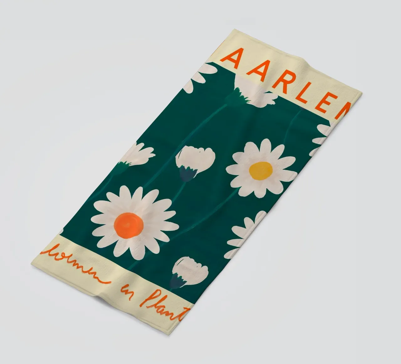 Mercato dei fiori di Haarlem telo mare da Klia M_Art
