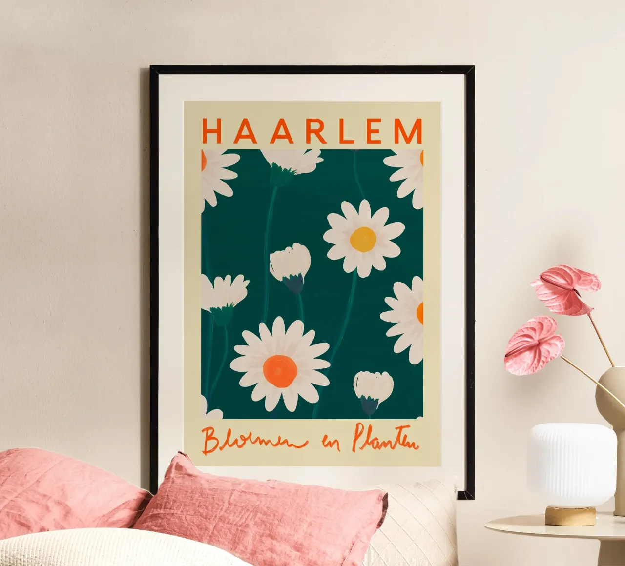 Mercato dei fiori di Haarlem carta hahnemühle da Klia M_Art