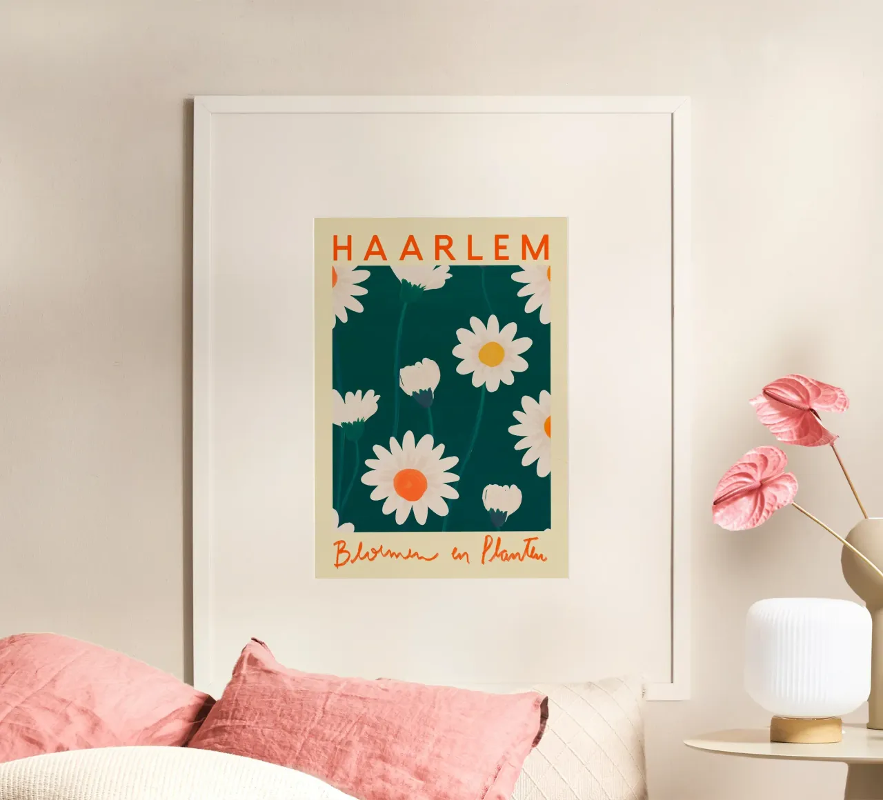 Mercato dei fiori di Haarlem carta hahnemühle da Klia M_Art