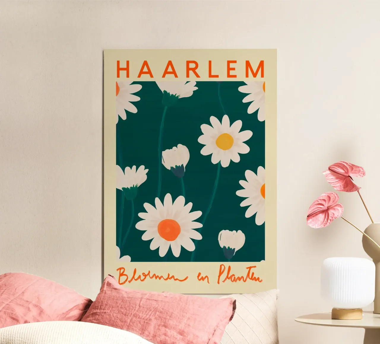 Mercato dei fiori di Haarlem carta hahnemühle da Klia M_Art