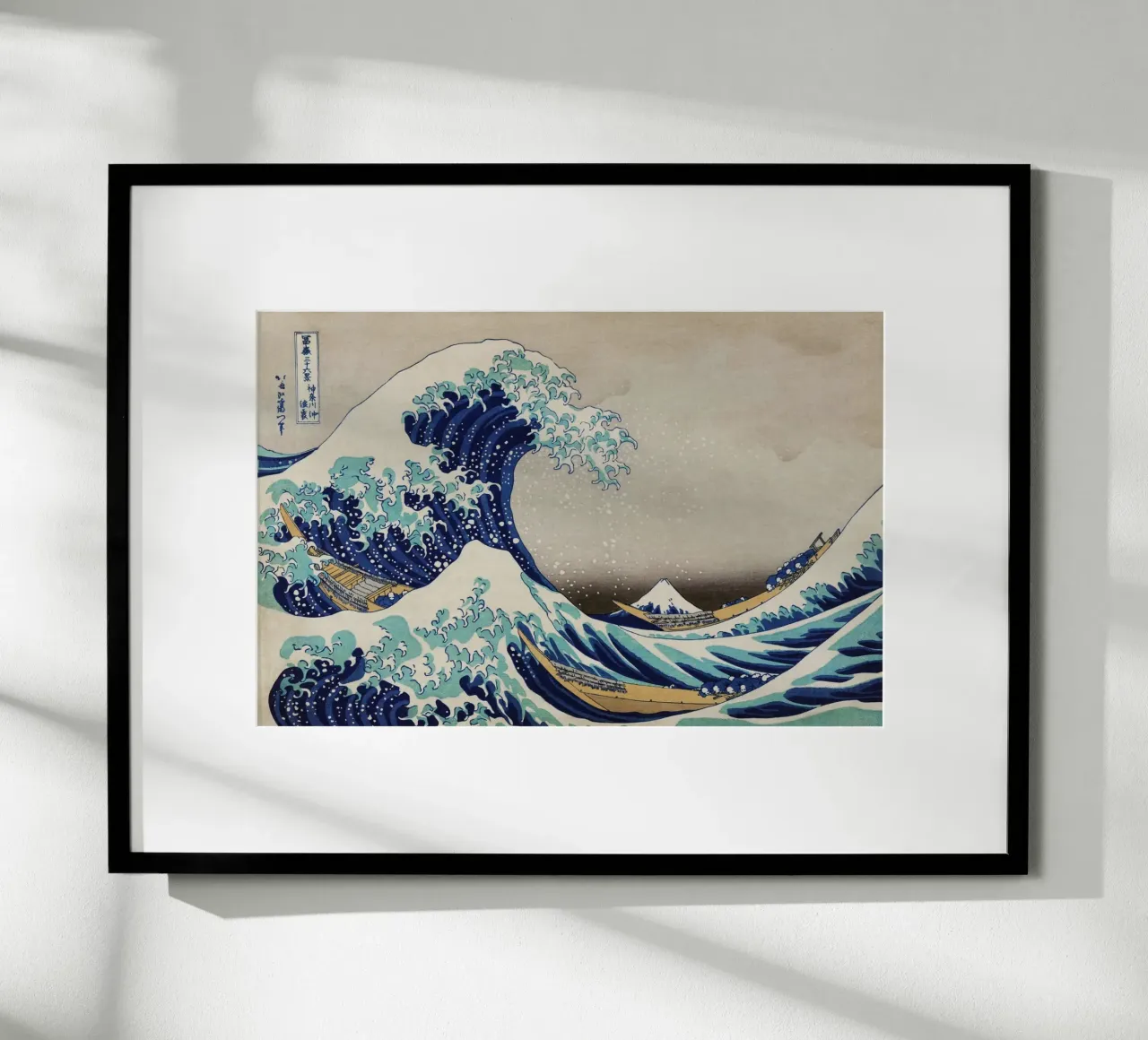 La grande onda al largo di Kanagawa 1830 poster da 50 masterpieces