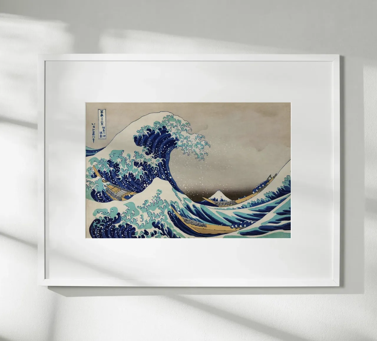 La grande onda al largo di Kanagawa 1830 poster da 50 masterpieces