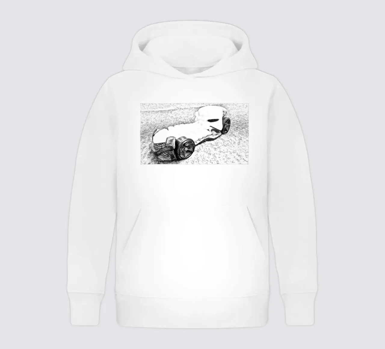 A car kids hoodie by Massimo Frascogna