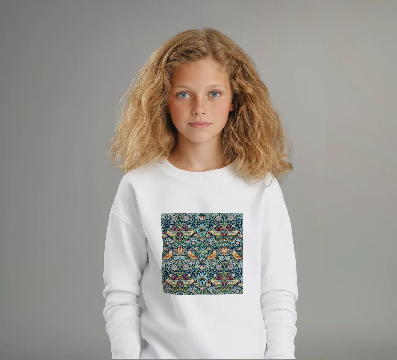 William Morris Aardbeiendief kinder sweatshirt van 50 masterpieces
