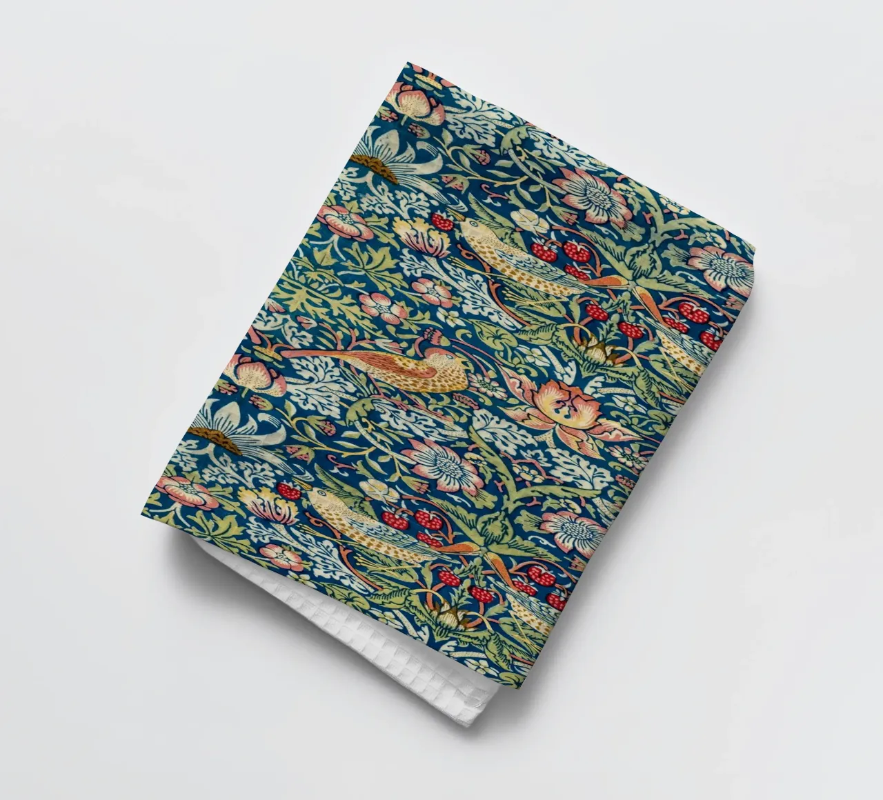 William Morris Strawberry Thief tea towel by 50 masterpieces
