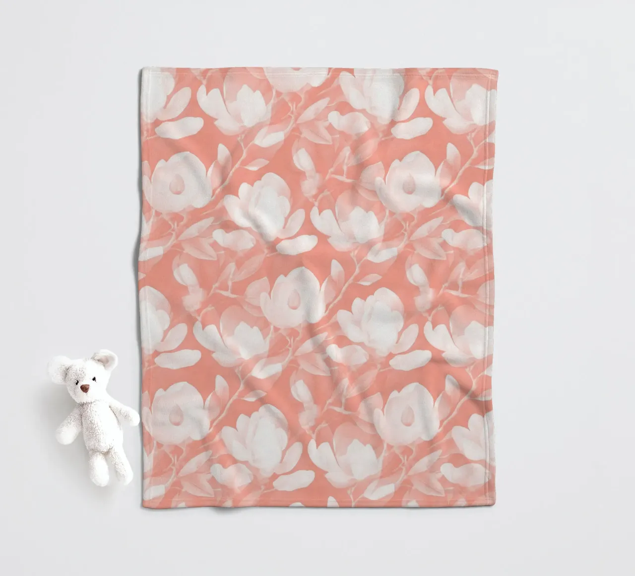 Lush Magnolia Peach coperta in pile da SilverPegasus