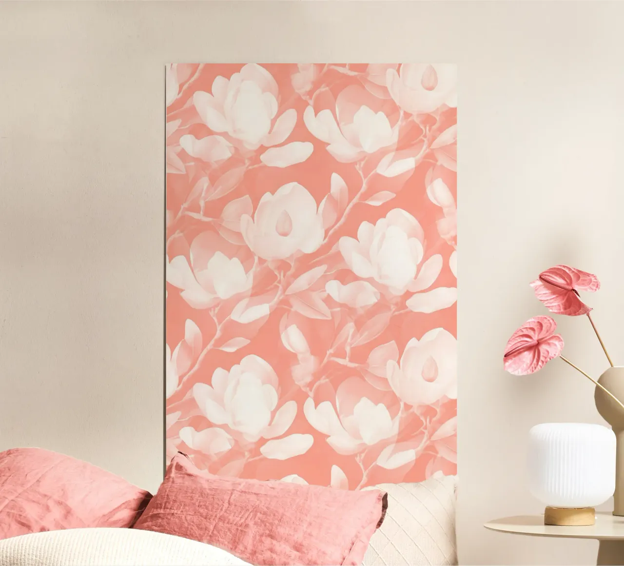 Lush Magnolia Peach poster da SilverPegasus