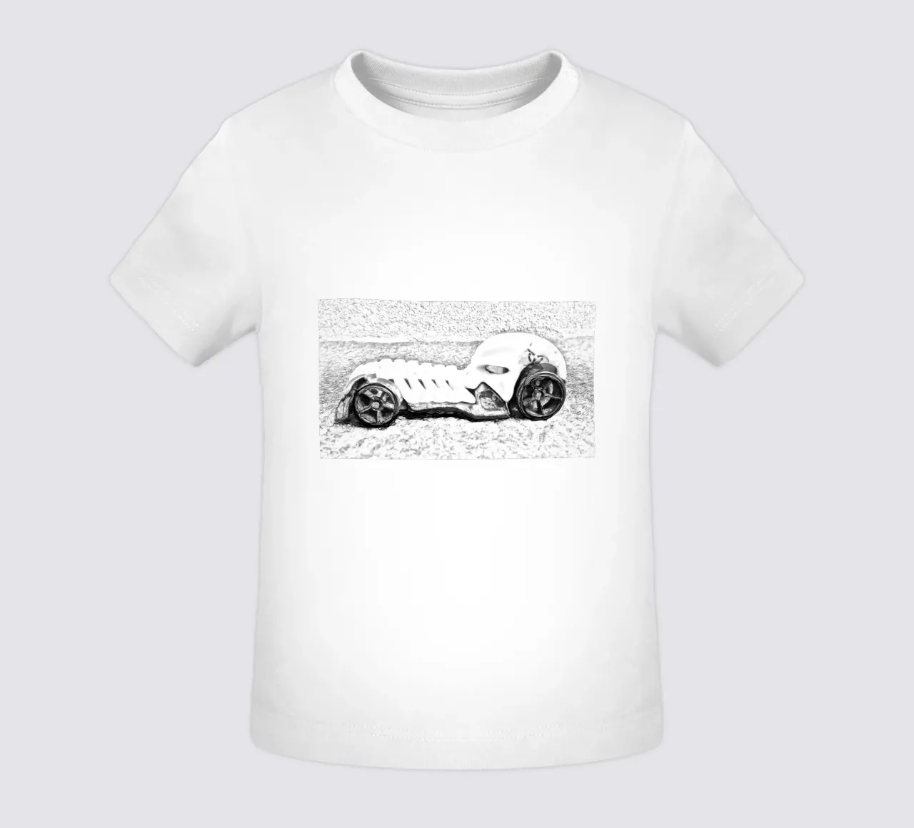 A car baby t-shirt by Massimo Frascogna