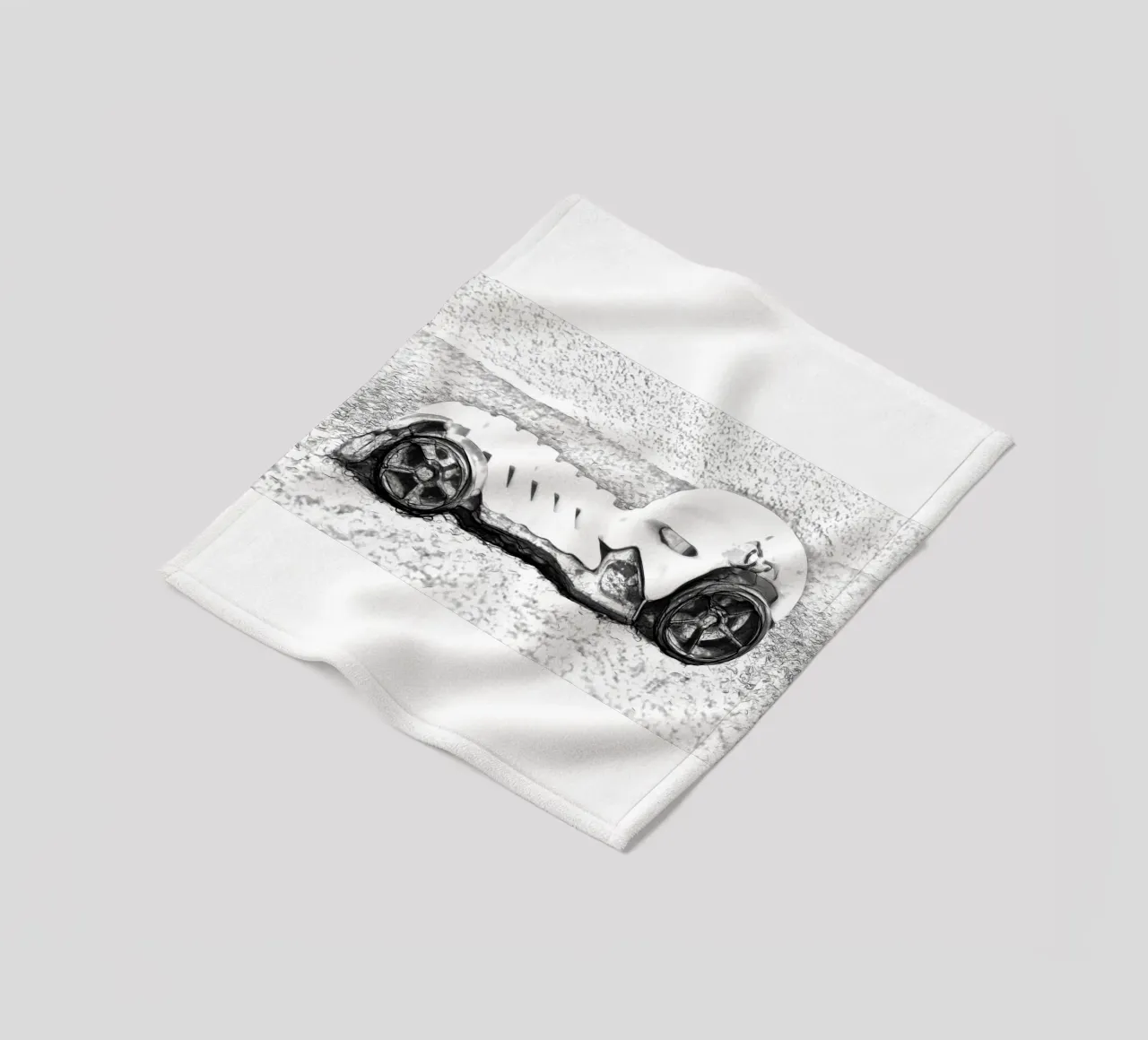 A car fleece blanket by Massimo Frascogna