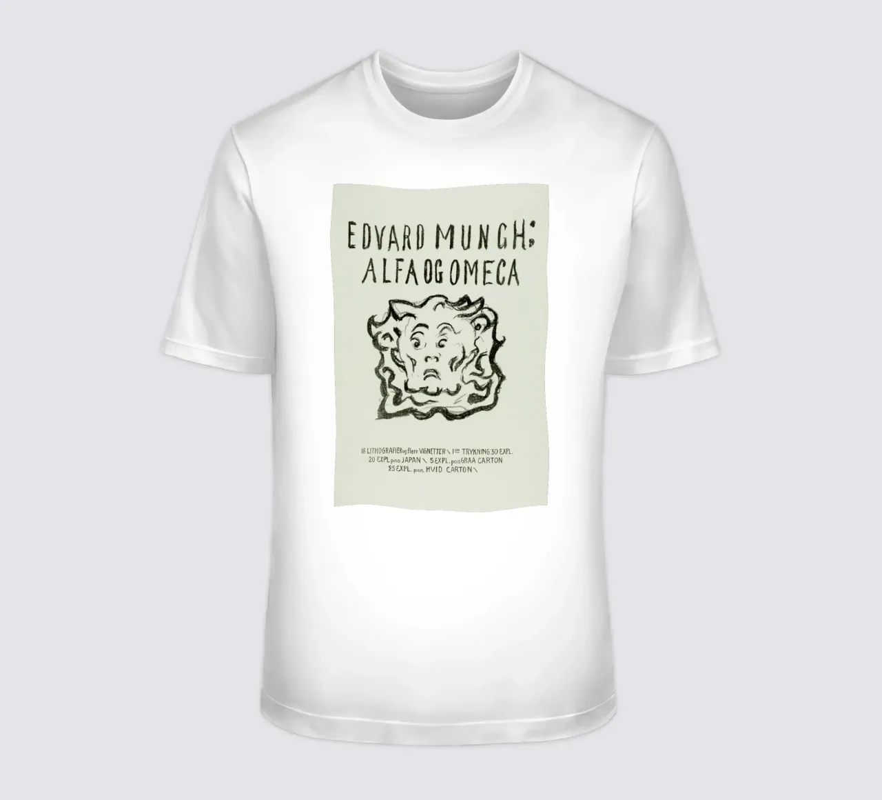 Munch - Alpha and Omega t-shirt da Vintage by JUNIQE